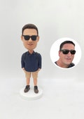 Custom Man Bobblehead,Personalized Gifts For Him,Birthday Gift,Best Gift Idea For Father's Day,Gift For Dad Custom head Based On Your Photos
