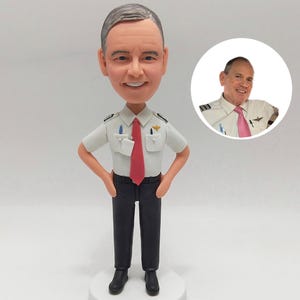personalisierte Piloten Bobblehead , personalisierte Geschenke zum Thema Luftfahrt, Ruhestand Geschenke für Piloten, Ruhestand Geschenke für Piloten, Piloten Geschenke
