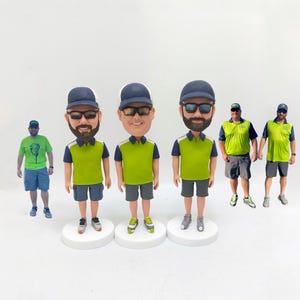 Spersonalizowana kiwająca głowa członka zespołu, kiwająca głowa baseballisty, spersonalizowana kiwająca głowa trenera fitness/piłki nożnej/hokeja/koszykówki, prezenty dla nich