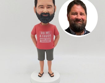 Customized men's bobbleheads, bobbleheads, romantic gifts for husbands, best gift ideas for anniversaries, customized birthday gifts