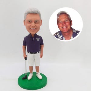 Custom bobbleheads,Sports Custom Bobblehead,custom golf bobbleheads,personalized golf gifts,unique golf gifts, custom boss gifts for golfers
