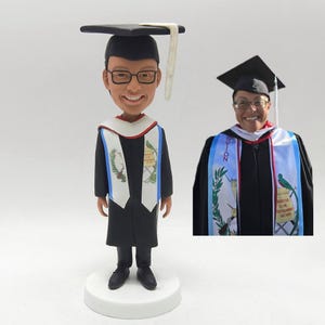 Custom Graduation Bobblehead ,Personalized Gift for Graduates ,Personalized Graduation Day Bobblehead ,Custom Grad Figurine , Graduation Day
