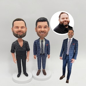 Bobbleheads del director ejecutivo del jefe personalizado para el día del jefe, negocio personalizado de la cabeza del bobble, regalo de oficina personalizado para compañeros de trabajo, ideas de regalos del gerente de oficina