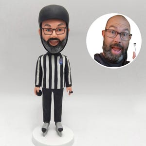 custom bobblehead hockey , hockey miniature figurine , hockey coach bobble head , ranger hockey bobblehead , hockey fathers day gifts , gift