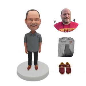 Custom employee Bobbleheads christmas gifts, Custom Grandfather Bobblehead, Custom Bobblehead As Boss Day Gifts Christmas Gift Ideas bobble