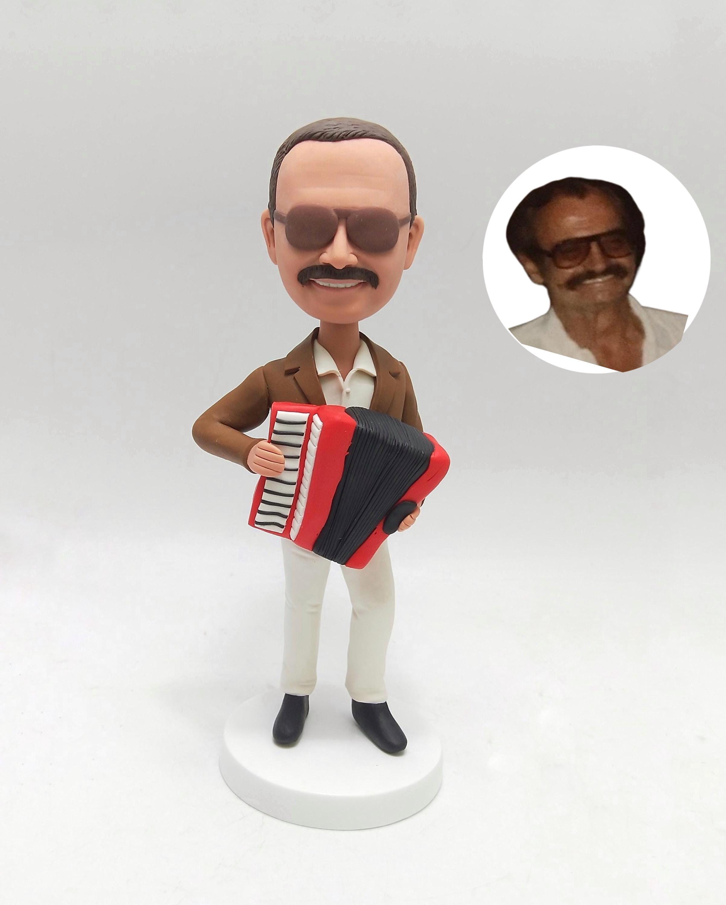 アコーディオン奏者のフィギュアコレクション フィギュア