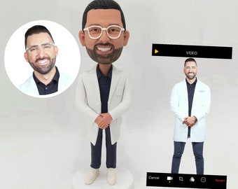 Custom Bobbleheads: Doctor | Bobble heads Thank You Gift, Doctor's Office Staff | Personalized Bobbleheads Unique Gifts Birthday & Christmas