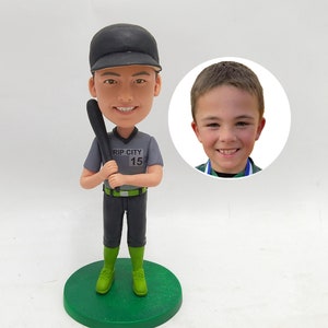 Custom Baseball Bobbleheads, Bobblehead Baseball Players, Best Gift For Young Baseball Player, Personalized Gift For Baseball Player Catcher