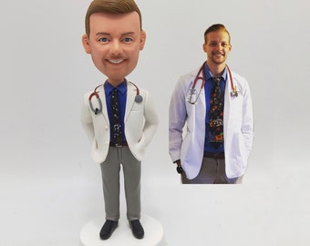 Custom Doctor bobbleheads,personalized gifts for doctors,dentist gift, Dr.,Custom Medical Doctor Bobblehead,doctors day gift,Graduation Gift