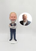Custom man Bobbleheads, Custom husband Bobblehead, Custom Bobblehead For boyfriend, Make Your Own Bobble Head, Custom huaband Action Figure