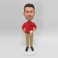 Custom Bobblehead Personalized Doll, Office Present for Colleague Boss or Brother Appreciation Keepsake
