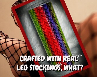 UNIQUE Fishnet Stocking Tumbler