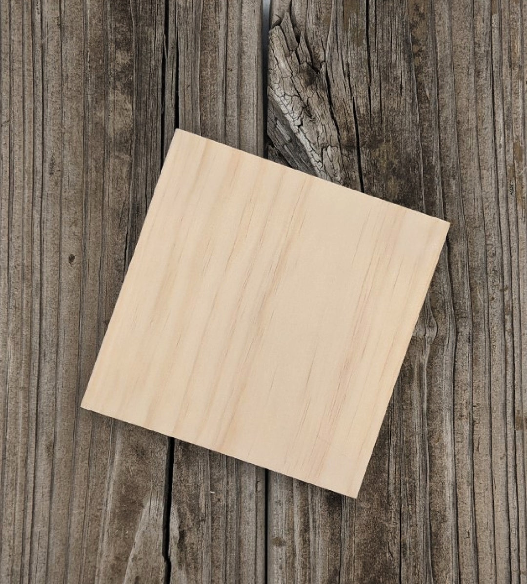 Unfinished Small Wood Square Block for DIY Sign Crafts Etsy