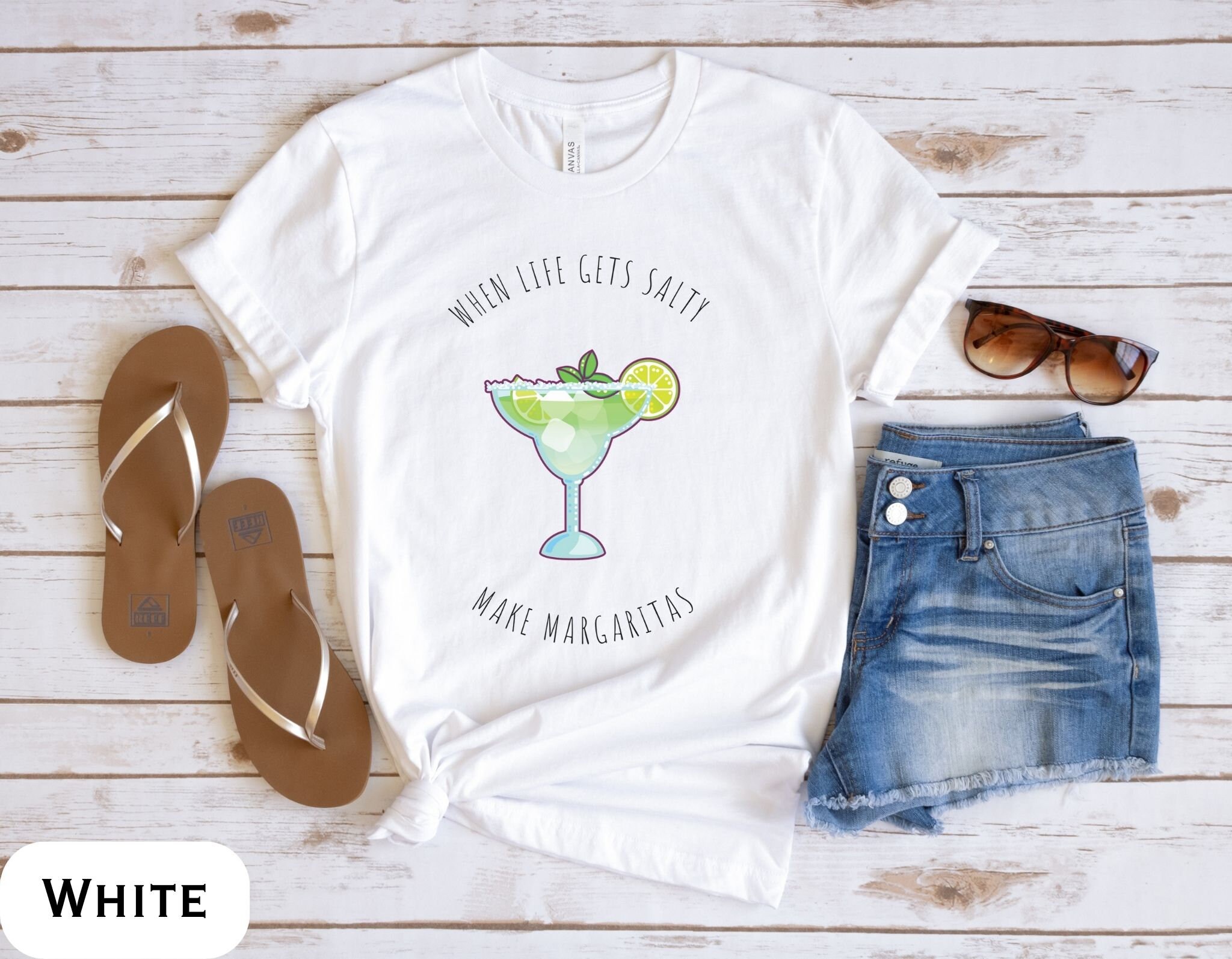 When Life Gets Salty, Make Margaritas T-Shirt When Life Gets Salty, Make Margaritas T-Shirt