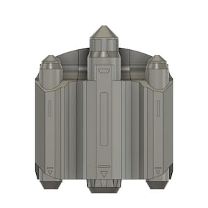 Star wars Mandalorian inspired custom Jetpack for 3 printing g.code files hollow light weight ready for lights/electronics, light weight