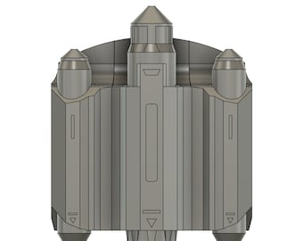 Star wars Mandalorian inspired custom Jetpack for 3 printing g.code files hollow light weight ready for lights/electronics, light weight