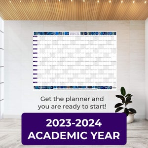 Academic year September 2023 August 2024 wall planner. image 10