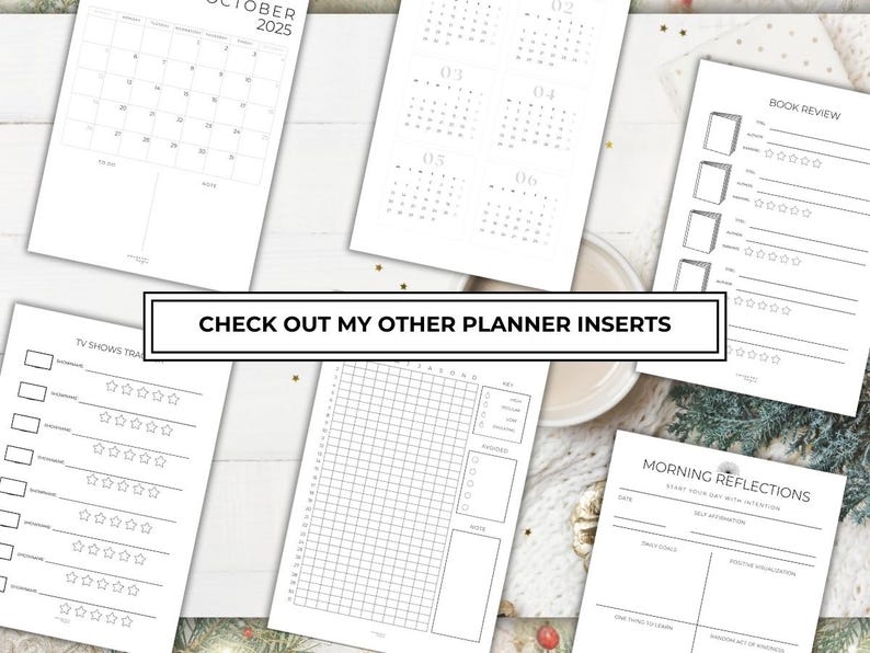 Time Insert Paper 2025 Daily Dated Planner Printable, Daily Printable Inserts, Time ...