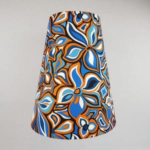 Retro Handmade Tapered LAMP SHADE for Table Lamps 1970s style
