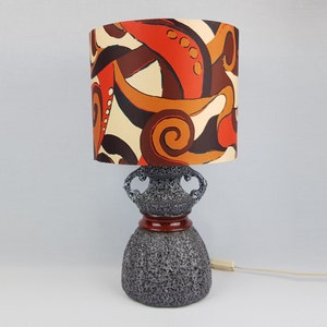 Retro Handmade LAMP SHADE for Ceiling or Table Lamp 1970s style