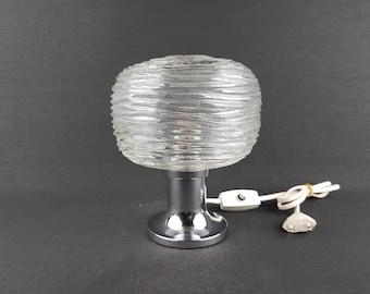Vintage EGON HILLEBRAND LEUCHTEN Table or Bedside Lamp, Model 6241-12, Germany, 1974