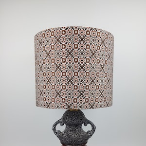 Retro Handmade LAMP SHADE for Ceiling or Table Lamp 1970s style