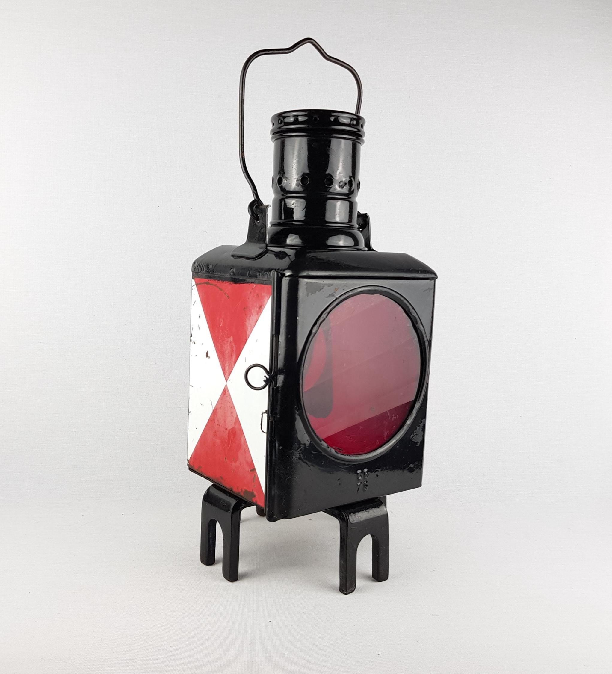Antique Railroad Signal Lamp - Etsy