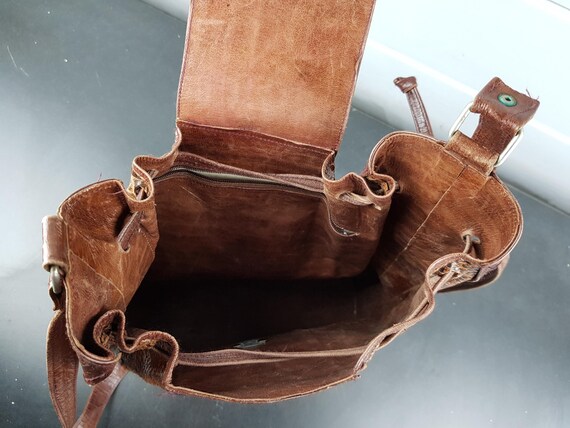 Vintage Python Snakeskin Leather Shoulder Bag – G… - image 16