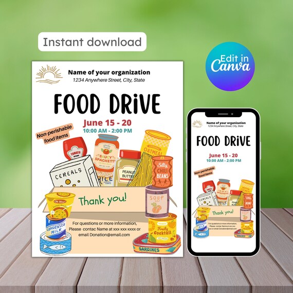 Canned Food Drive Names