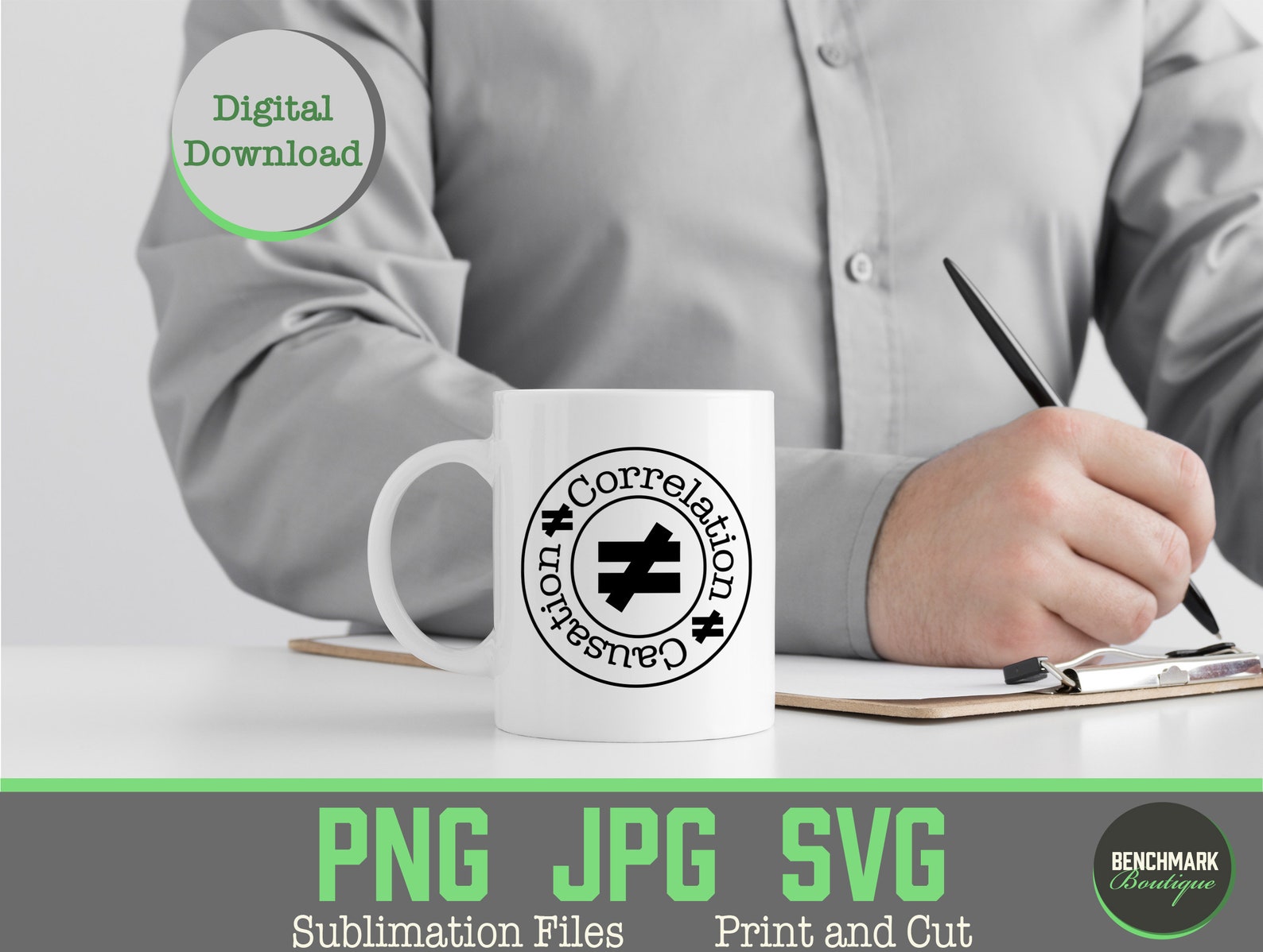 Correlation Is Not Causation Correlation is Not Causation Svg, Science Teacher Gift, Sublimation