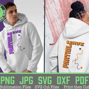 Physics gift sublimation bundle physics shirt svg particle wave science gift quantum physics print then cut stickers physics teacher gift