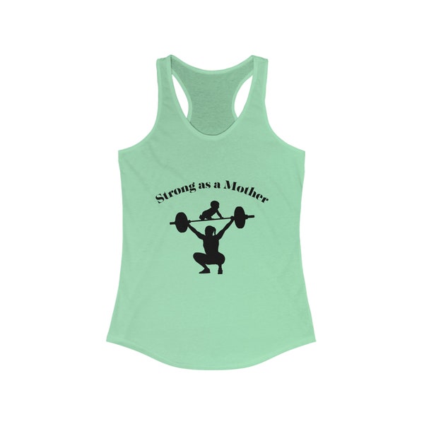 Strong as a Mother Workout Tank Top | Fit Mom Shirt | Mom Workout Tank Shirt | Mom Fitness Shirt | Mom Gym Tank Top | Workout Tank Shirt