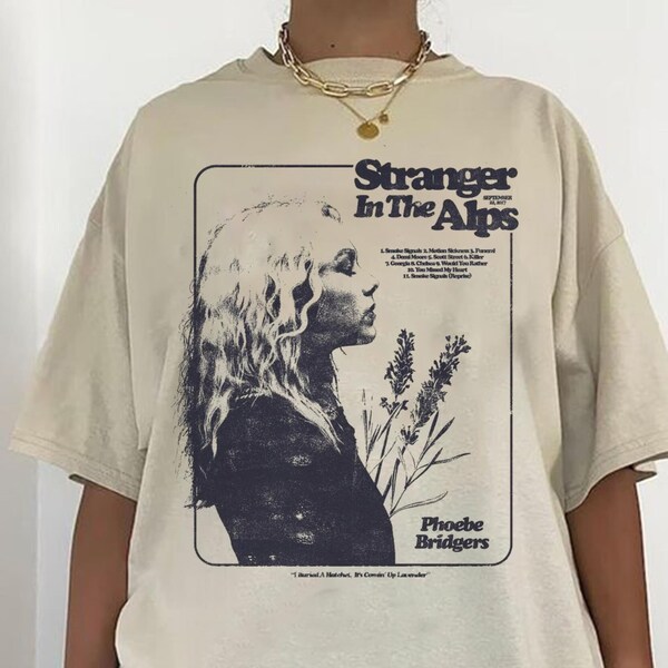 Vintage Pho.ebe Bridgers Lavender T-Shirt, PB Moon Song Shirt, Phoebe Bridgers Merch