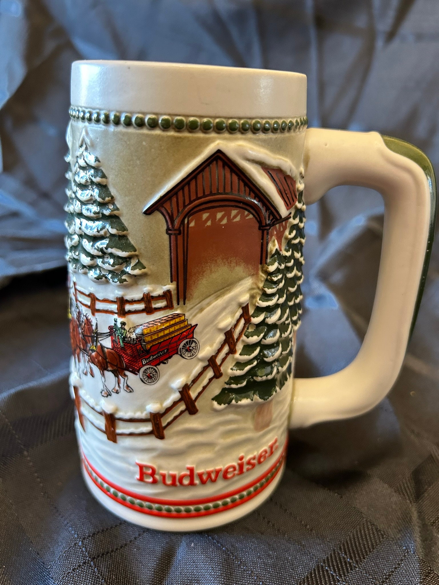 Amazon.com | 2013 Budweiser Holiday Stein: Beer Mugs: Beer