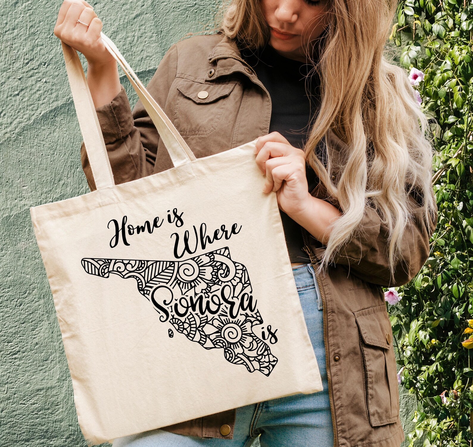 Mexico Sonora Tote Bag, Mexico Cotton Canvas Tote Bag,regalos Para El ...