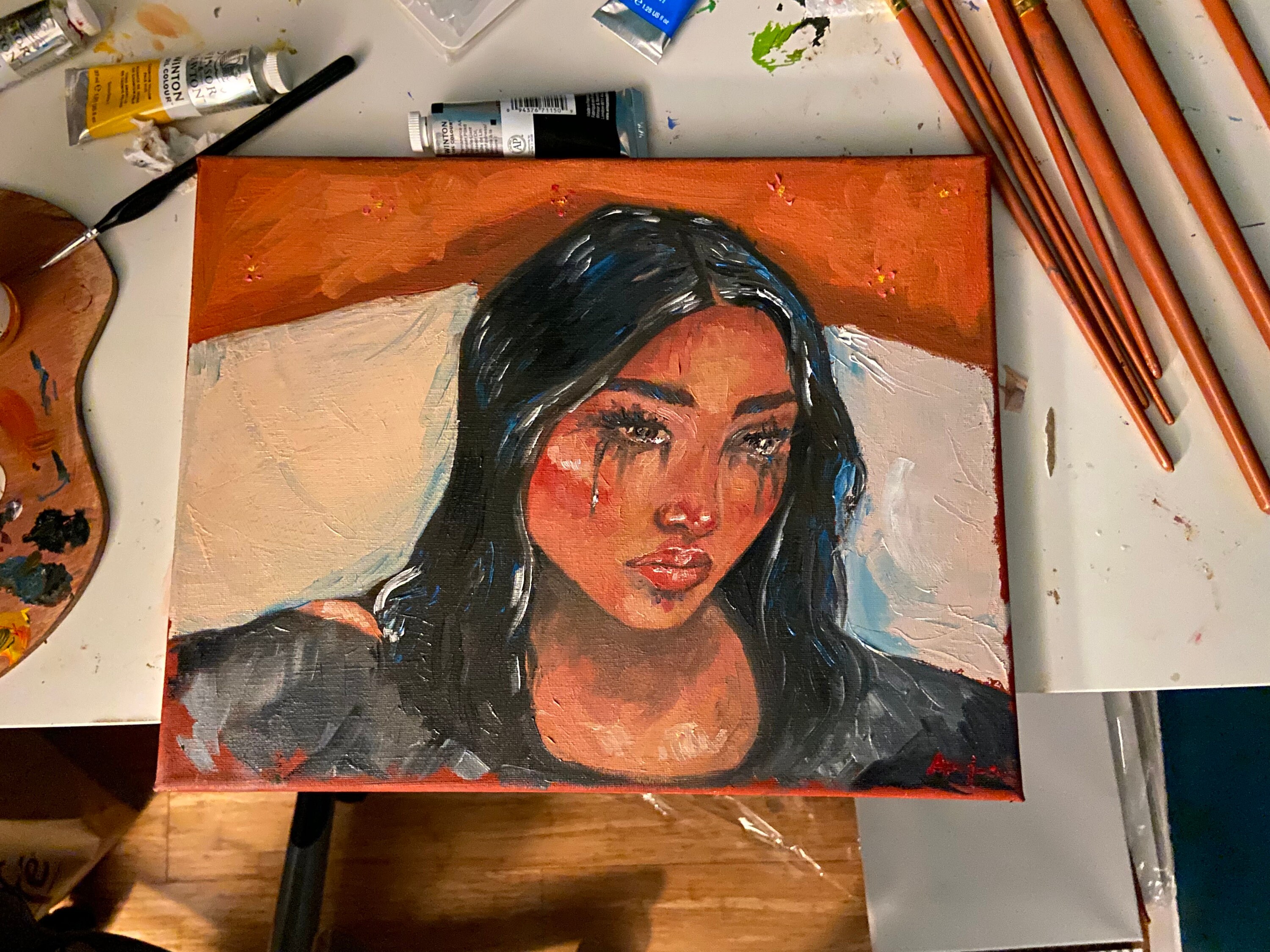 11"x14" Original Oil Painting, Oil Painting, Wall Decor, Handmade