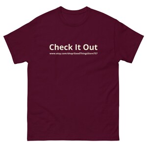 Sprawdź to! Klasyczny T-shirt unisex