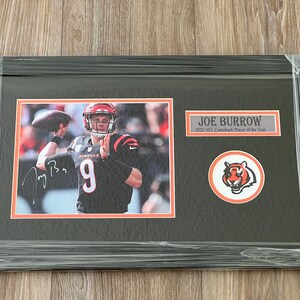 Joe Burrow Autographed 8x10 in Custom frame w/COA