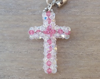 Cruz cristiana - colgante religioso - encanto católico - accesorio cristiano