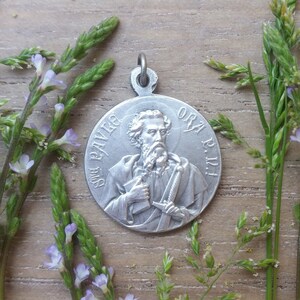 Antiker religiöser Anhänger - Heiliger Paulus der Apostel - Abtei Tre Fontane - Rom Kapelle - Christliches Accessoire