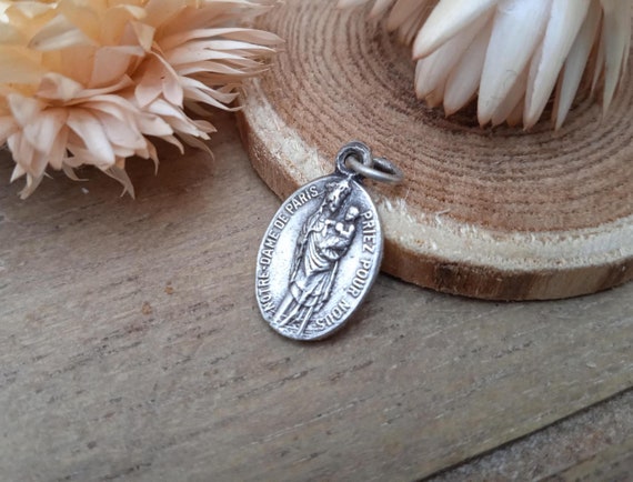 Antique Religious medal - Notre dame de Paris - Our L… - Gem