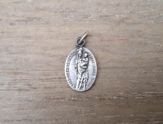 Antique Religious medal - Notre dame de Paris - Our L… - Gem