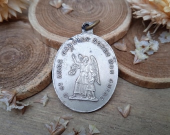 Medaglia angelo custode - Gioielleria cattolica - Accessorio cristiano