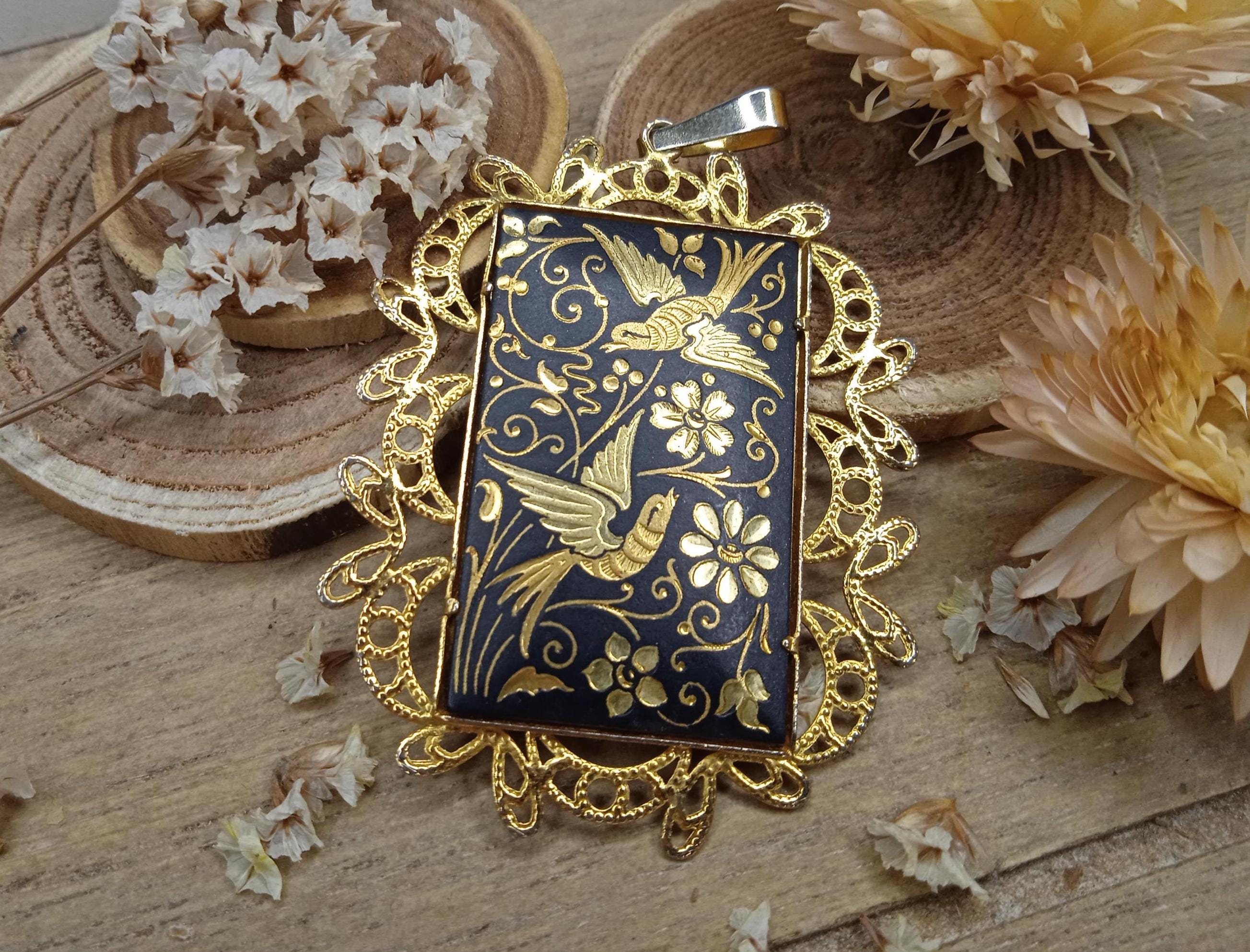 Damasquinado jewelry - Etsy 日本