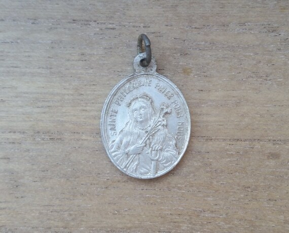 Religious pendant Saint John Vianney Saint Philom… - image 3