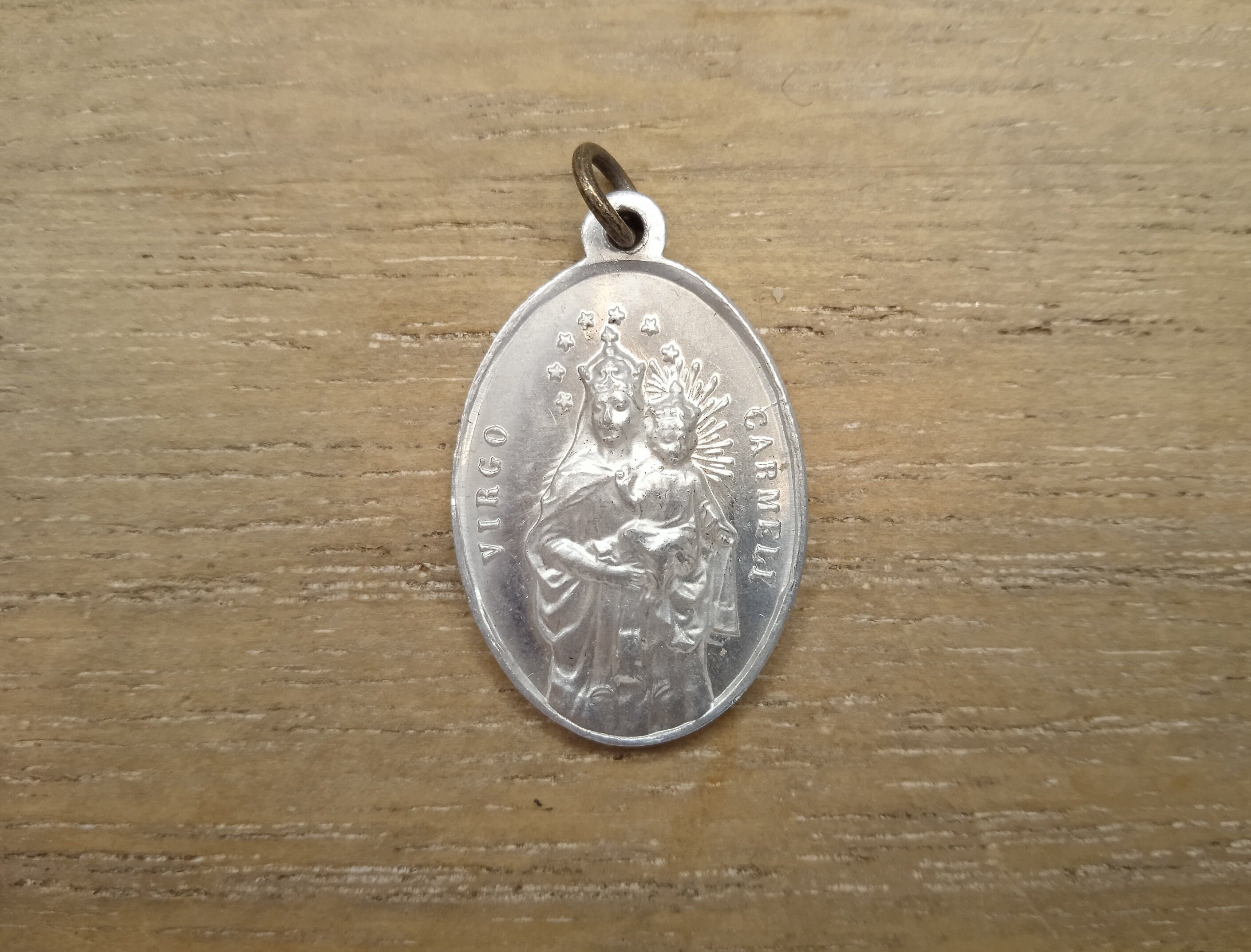 Our Lady of Mount Carmel Religious Medal – Antique Catholic Pendant - Etsy