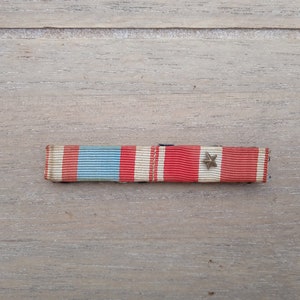 Nastri commemorativi - Medaglia commemorativa operazioni e forze dell'ordine Algeria - croce al valore militare - medaglia militare francese-Militaria