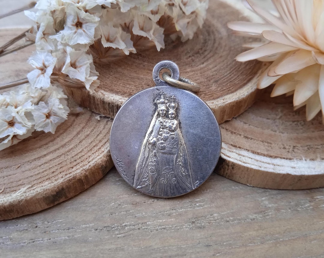 Antique Pendant Our Lady of Angels - Clichy Sous Bois - Notre Dame Des ...