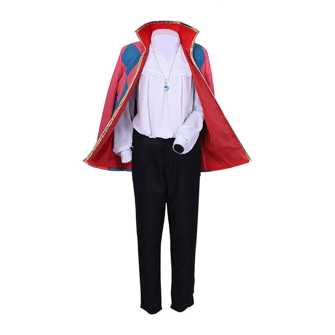 Wizard Howl Cosplay Costume Howl Pendragon Jacket Suit - Etsy