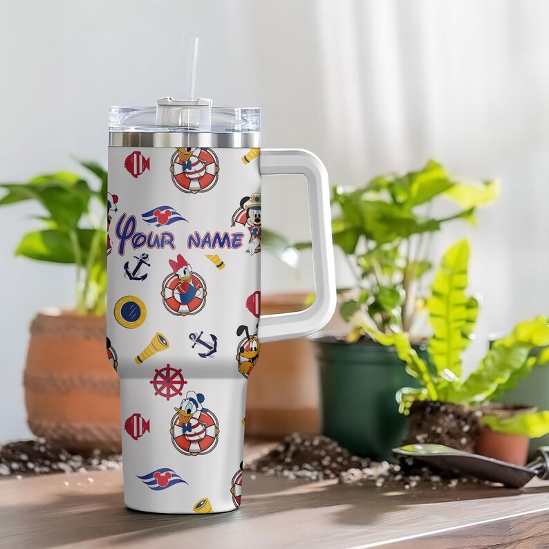 Personifiera Disney Cruise Musse Pigg-mugg, Disney-familjeresa 2026, Anpassad Disney-mugg med tryck, Anpassad födelsedagspresent bild 4